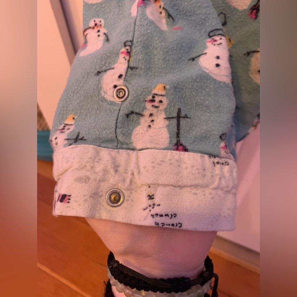 SET Snowman Pjs - Picture 5 of 5